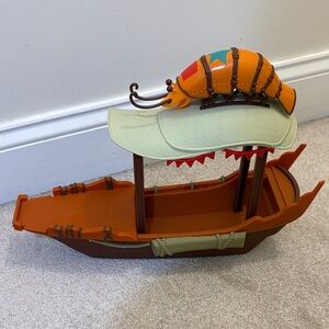 Colorful Toy Boat with Canopy